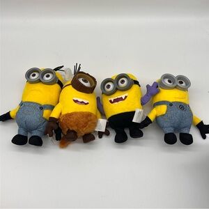 Minions Plush Toy Set - Yellow and Black